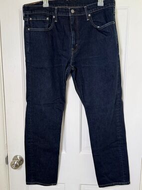 Levi’s Men's Dark Blue Straight-Leg Jeans